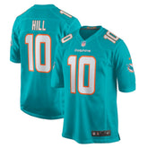 Tyreek Hill Miami Dolphins Game Jersey - Aqua Jerseys
