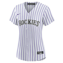 Kris Bryant Colorado Rockies Nike Women's Replica Player Jersey - White/Purple Jerseys