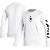 Juventus Team Crest Long Sleeve T-Shirt White - Adidas sale