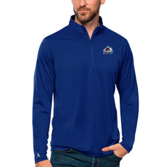 Colorado Avalanche Antigua Tribute Quarter-Zip Pullover Top - Royal | US 4809061