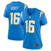 JK Scott Los Angeles Chargers Women's Game Jersey - Powder Blue Jerseys