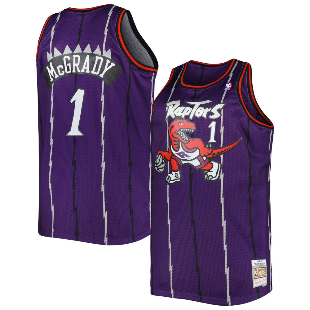 Tracy McGrady Toronto Raptors Big & Tall Hardwood Classics 1998/99 Swingman Jersey Purple - Mitchell & Ness