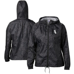 Chicago White Sox Columbia Women's Team Flash Forward Full-Zip Windbreaker Jacket - Black Jackets