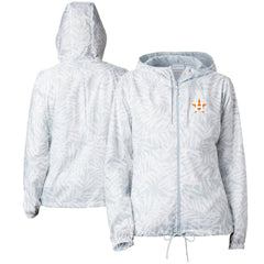 Houston Astros Columbia Women's Flash Forward Full-Zip Windbreaker Jacket - Gray Jackets