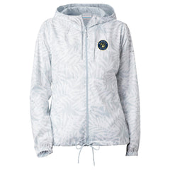 Milwaukee Brewers Columbia Women's Flash Forward Full-Zip Windbreaker Jacket - Gray Jackets