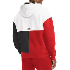Atlanta Hawks Tommy Jeans Andrew Split Pullover Hoodie White/Red