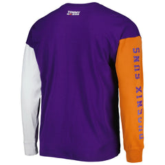 Phoenix Suns Tommy Jeans Richie Color Block Long Sleeve T-Shirt Purple