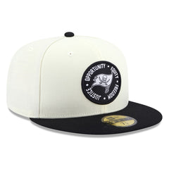 Tampa Bay Buccaneers New Era 2022 Inspire Change 59FIFTY Fitted Hat - Cream/Black Hats