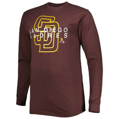San Diego Padres Big & Tall Long Sleeve T-Shirt - Brown T-shirts