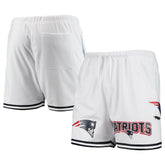 New England Patriots Pro Standard Mesh Shorts - White Shorts