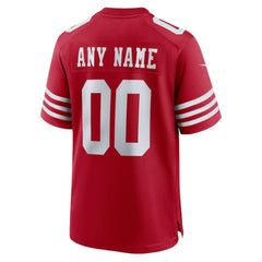San Francisco 49ers Custom Jersey - Scarlet Jerseys