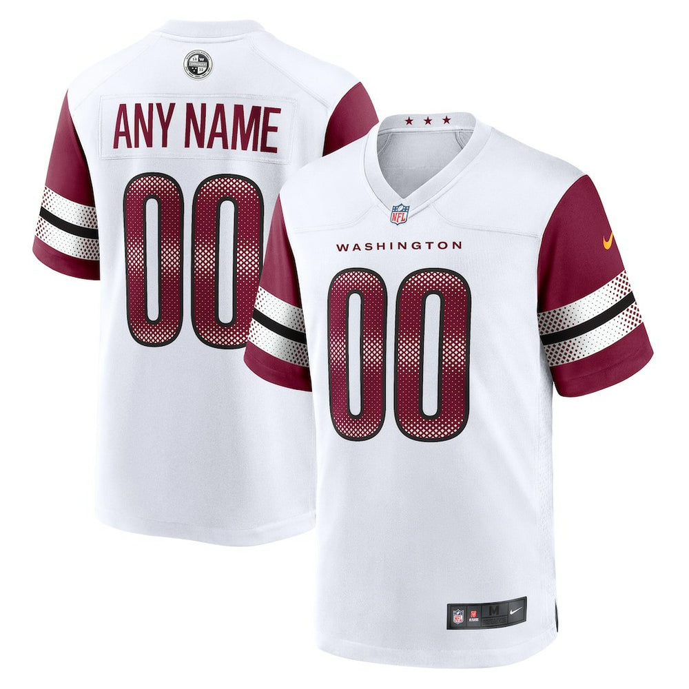 Washington Commanders Game Custom Player Jersey - White Jerseys