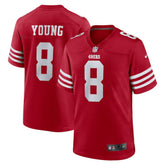 Steve Young San Francisco 49ers Retired Player Game Jersey - Scarlet Jerseys