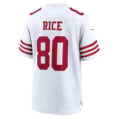 Jerry Rice San Francisco 49ers Retired Player Game Jersey - White Jerseys