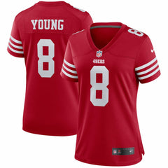 Steve Young San Francisco 49ers Women's Retired Player Game Jersey - Scarlet Jerseys