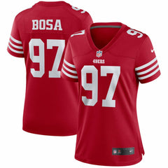 Nick Bosa San Francisco 49ers Women's Player Jersey - Scarlet Jerseys