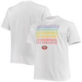 San Francisco 49ers Big & Tall City Pride T-Shirt - White T-shirts