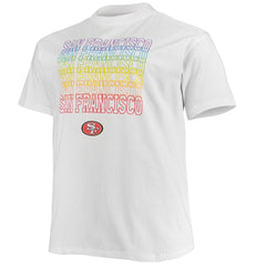 San Francisco 49ers Big & Tall City Pride T-Shirt - White T-shirts
