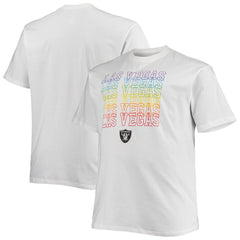 Las Vegas Raiders Big & Tall City Pride T-Shirt - White T-shirts