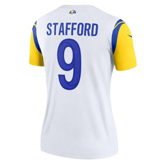 Matthew Stafford Los Angeles Rams Women's Alternate Legend Player Performance Top - White Tops