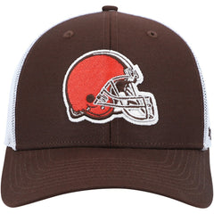 Cleveland Browns '47 Trophy Trucker Flex Hat - Brown/White Hats