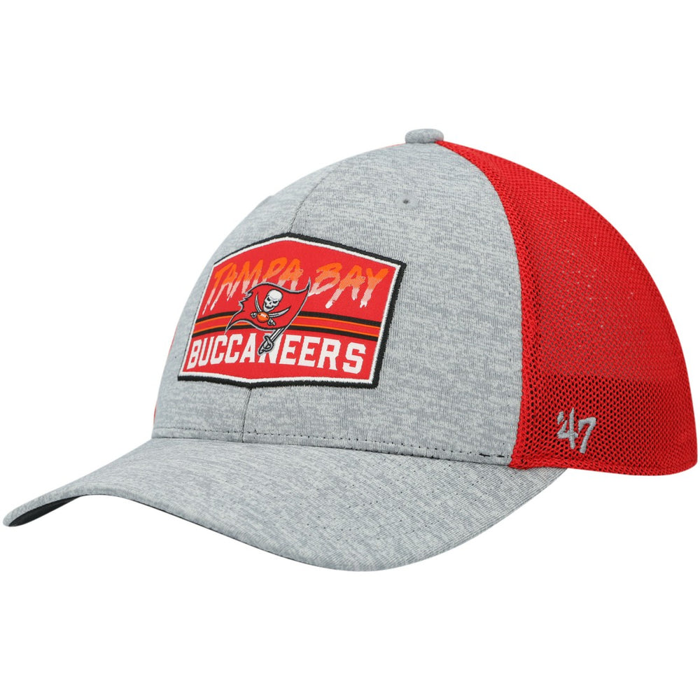 Tampa Bay Buccaneers '47 Motivator Flex Hat - Heathered Gray/Red Hats