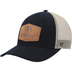 Cincinnati Bengals '47 Rawhide Trucker Adjustable Hat - Dark Navy/Natural Hats