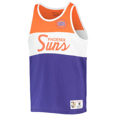 Phoenix Suns Youth Hardwood Classics Special Script Tank Top Purple/Orange - Mitchell & Ness