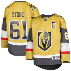 Mark Stone Vegas Golden Knights Youth Home Captain Patch Premier Player Jersey - Gold | US 4845239