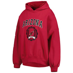 Arizona Cardinals Tommy Hilfiger Women's Becca Drop Shoulder Pullover Hoodie - Cardinal Hoodies