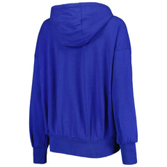 Los Angeles Rams MSX by Michael Strahan Women's Emerson Lightweight Full-Zip Hoodie - Royal Hoodies