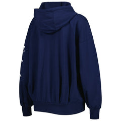 Seattle Seahawks MSX by Michael Strahan Women's Emerson Lightweight Full-Zip Hoodie - College Navy Hoodies