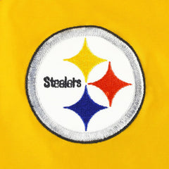 Pittsburgh Steelers Tommy Hilfiger Women's Staci Half-Zip Hoodie Windbreaker Jacket - White/Gold Hoodies