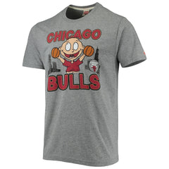 Chicago Bulls Homage NBA x Rugrats Tri-Blend T-Shirt Heathered Gray outlet