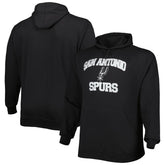 San Antonio Spurs Big & Tall Heart & Soul Pullover Hoodie Black