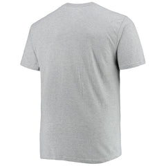 Philadelphia 76ers Big & Tall Heart & Soul T-Shirt Heathered Gray