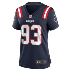 Richard Seymour New England Patriots Women's Retired Player Game Jersey - Navy Jerseys