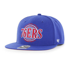 Philadelphia 76ers '47 High Post Captain Snapback Hat Royal - 47 brand