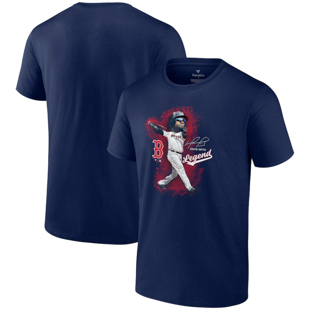David Ortiz Boston Red Sox Fanatics Legend Graphic T-Shirt - Navy T-shirts
