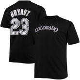 Kris Bryant Colorado Rockies Fanatics Big & Tall Name & Number T-Shirt - Black T-shirts
