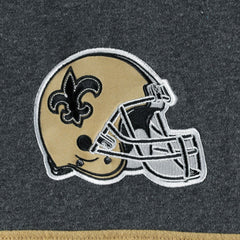 New Orleans Saints Starter Extreme Pullover Hoodie - Black/Heather Gray Hoodies