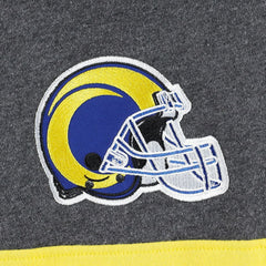 Los Angeles Rams Starter Extreme Pullover Hoodie - Heather Charcoal/Royal Hoodies