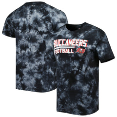 Tampa Bay Buccaneers MSX by Michael Strahan Recovery Tie-Dye T-Shirt - Black T-shirts