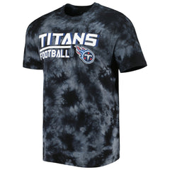 Tennessee Titans MSX by Michael Strahan Recovery Tie-Dye T-Shirt - Black T-shirts