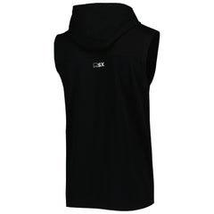 New Orleans Saints MSX by Michael Strahan Relay Sleeveless Pullover Hoodie - Black Hoodies