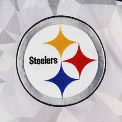 Pittsburgh Steelers Starter Thursday Night Gridiron Raglan Half-Zip Hooded Jacket - White/Black Jackets