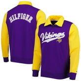 Minnesota Vikings Tommy Hilfiger Aiden Quarter-Zip Sweatshirt - Purple/Gold Sweatshirts