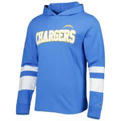 Los Angeles Chargers Tommy Hilfiger Alex Long Sleeve Hoodie T-Shirt - Powder Blue/White Hoodies