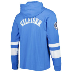 Los Angeles Chargers Tommy Hilfiger Alex Long Sleeve Hoodie T-Shirt - Powder Blue/White Hoodies