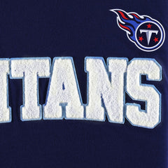 Tennessee Titans Tommy Hilfiger Alex Long Sleeve Hoodie T-Shirt - Navy/White Hoodies